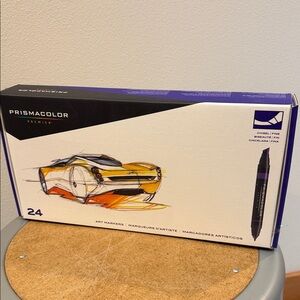 Prismacolor Premier Art Markers Set - 24 Count, Black and Purple